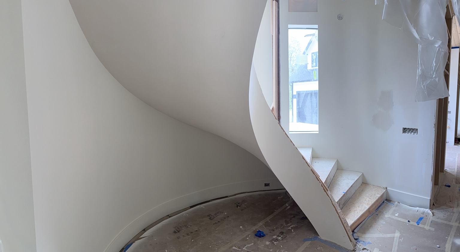 Curved staircase project